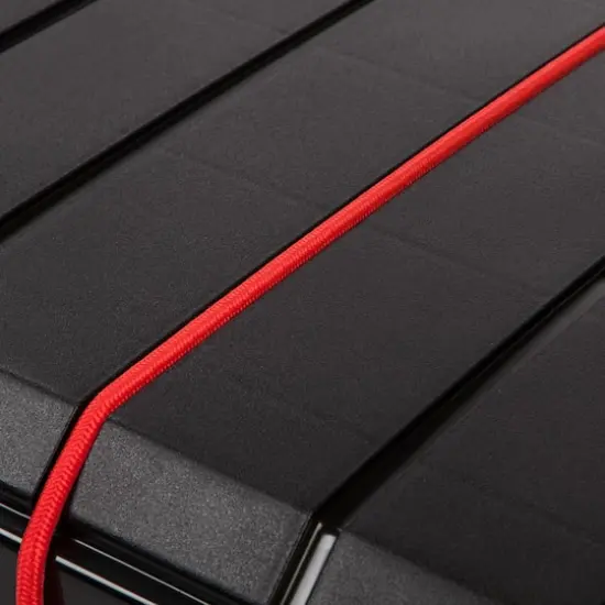 Iris&reg; WeatherPro&trade; Store-It-All 82qt. Tote, 4ct. Black/Red {5}