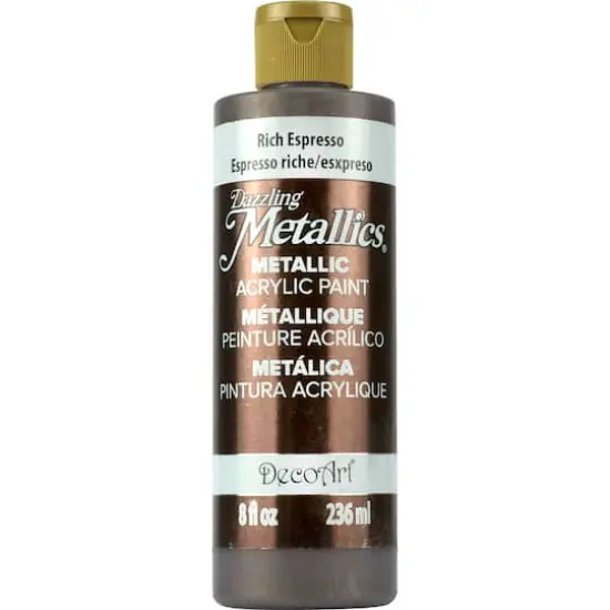 DecoArt&reg; Dazzling Metallics&reg; Acrylic Paint Rich Espresso {1}