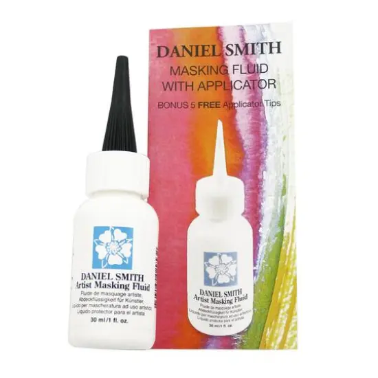 Daniel Smith Masking Fluid & 5 Tip Applicator System {1}