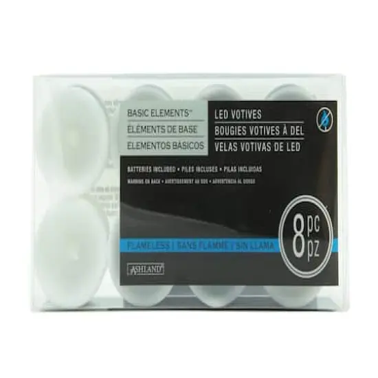 Basic Elements&trade; 2" White LED Votives By Ashland&reg; {1}