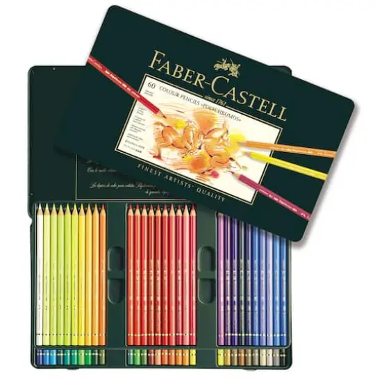 Faber-Castell&reg; Polychromos&reg; 60 Color Pencil Tin Set {1}