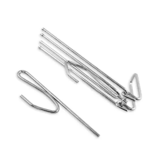 3-1/4" Traverse Pleater Hooks (4 Ends) - 10 Pack {1}