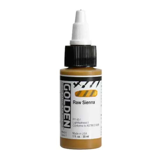 Golden&reg; High Flow Acrylics, 1oz. Raw Sienna {1}