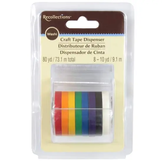 Rainbow Washi Craft Tape Dispenser by Recollections&trade; {1}