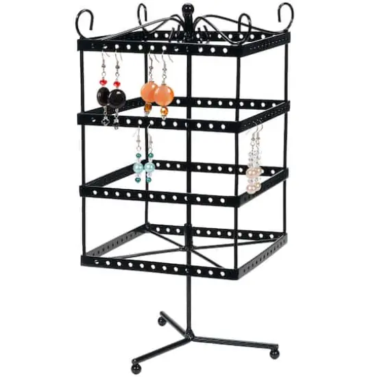 Black Metal Spinning Earring Rack by Bead Landing&trade; {4}