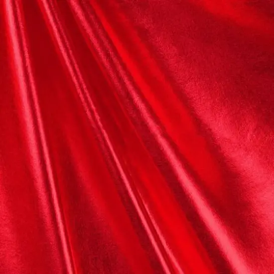 Red Foil Metallic Spandex {1}