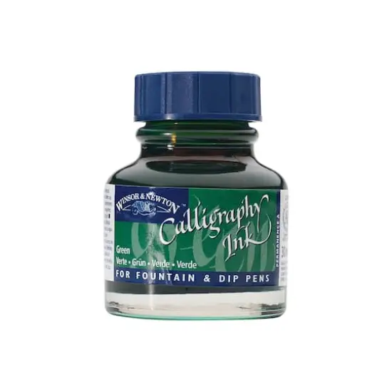 Winsor & Newton&reg; Calligraphy Ink, 30mL Green {1}