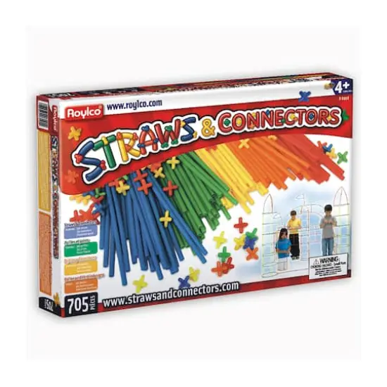 Roylco&reg; Straws and Connectors&trade;, 705 Pieces {6}