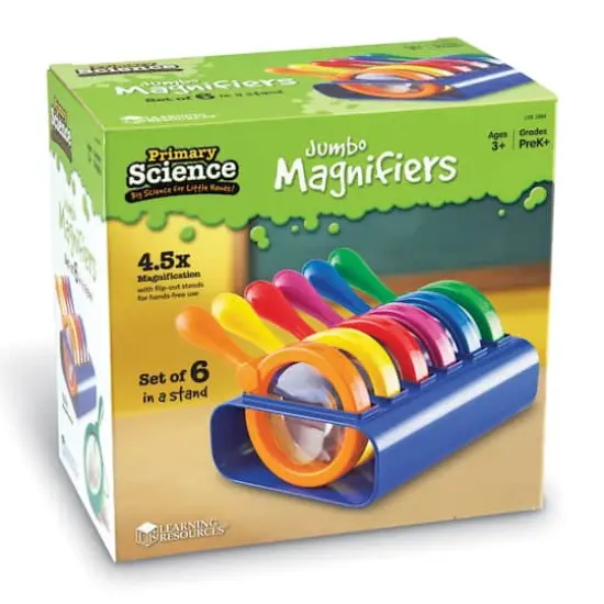 Primary Science Jumbo Magnifiers, Set of 6 {1}