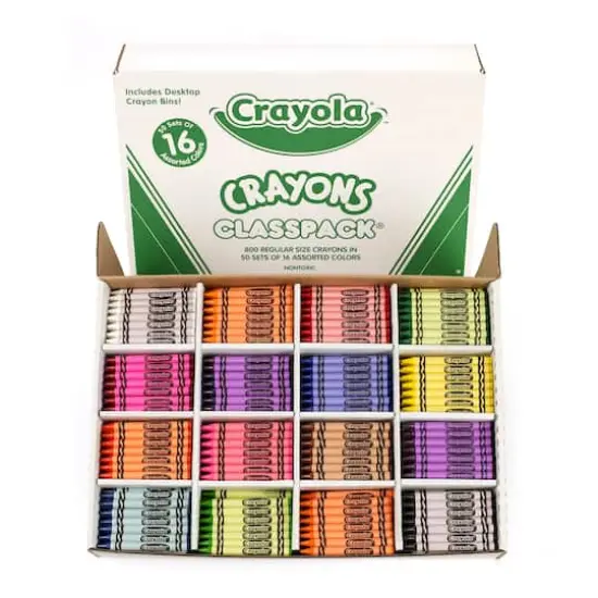 Crayola&reg; Crayon Classpack&reg;, Set of 800 {1}