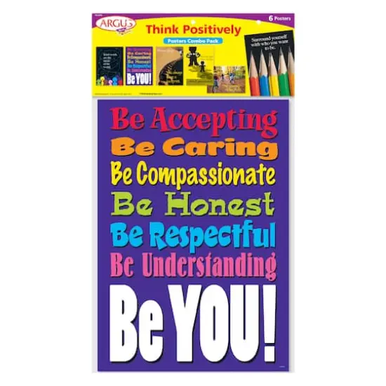 Think Positively ARGUS&reg; Posters Combo Pack, 6 Pack {5}