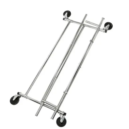 Honey Can Do Chrome Collapsible Commercial Garment Rack {3}