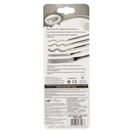 Crayola&reg; Art & Craft Brushes, 5 Count {6}