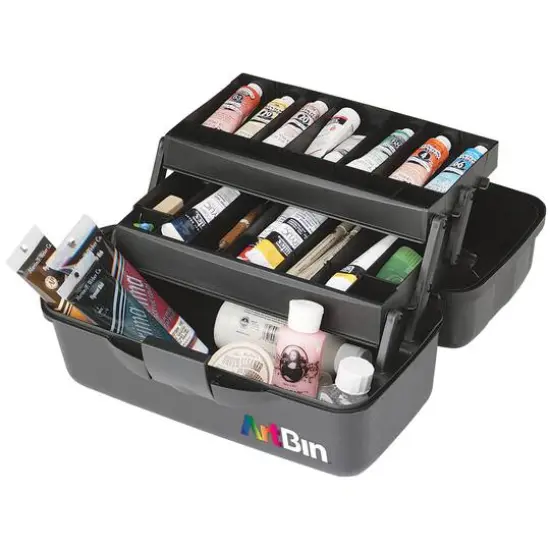 ArtBin 2 Tray Sketch Box, Black {1}