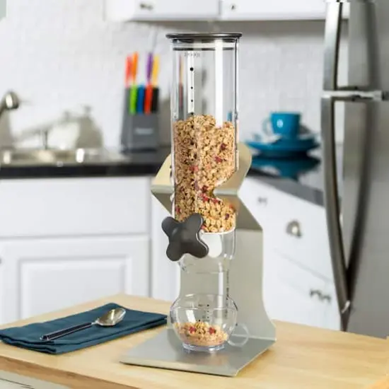 Honey Can Do SmartSpace&trade; Edition Countertop Silver Dispenser {6}