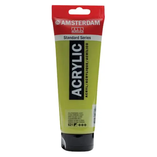 Amsterdam 250mL Standard Acrylic Paint 621 Olive Green Light {1}