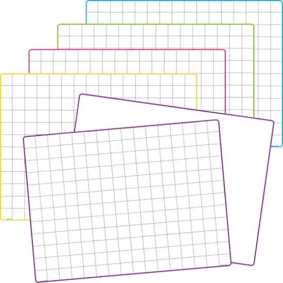 Teacher Created Resources Math Grid Dry Erase Boards, Set of 10 {1}