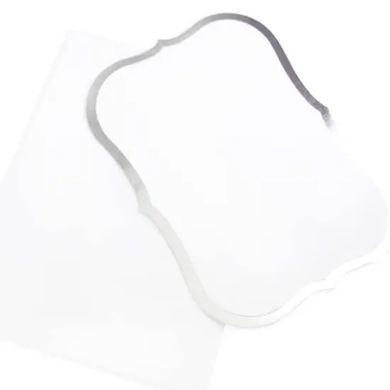 Silver Foil Flat Cards & Envelopes by Recollections&trade;, 5" x 7" {4}