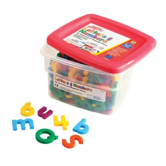 AlphaMagnets&reg; and MathMagnets Multicolored Combo Set {4}