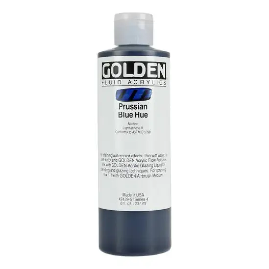 Golden&reg; Historical Fluid Acrylics 8oz. Prussian Blue Hue {1}