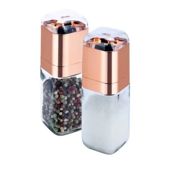 Honey Can Do Rose Gold Spice Mill Set, 2 Pieces {3}