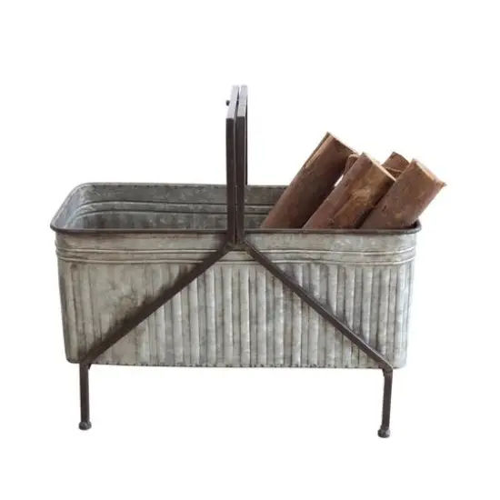 Hello Honey&reg; Iron Bucket Planter with Handle {1}