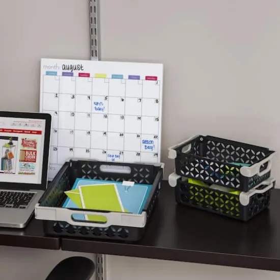 Iris&reg; Black Decorative Baskets, 3 Combo Set {3}