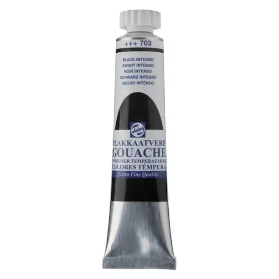 Royal Talens Extra Fine Quality Gouache, 20mL 703 Black Intenso {1}