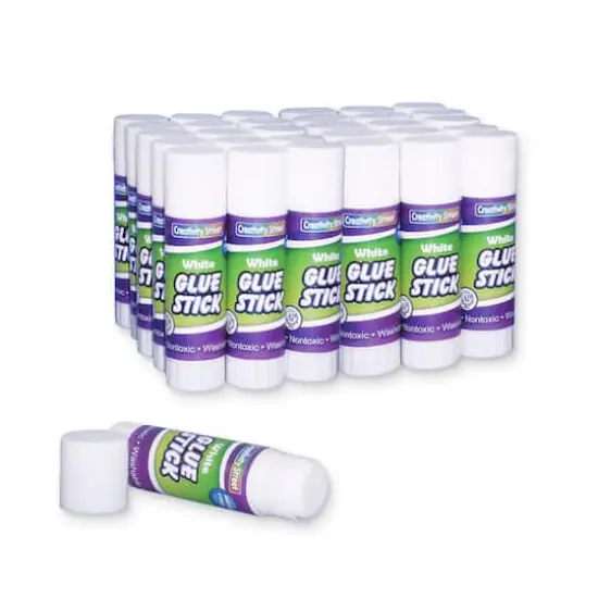 Creativity Street&reg; White Glue Sticks, 3 Packs of 30 {1}