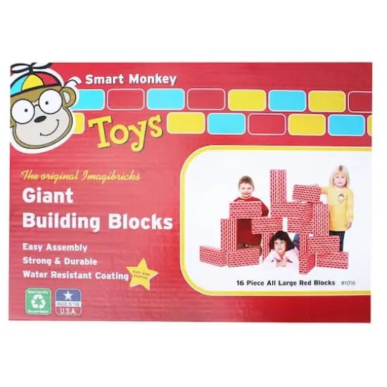 ImagiBRICKS&trade; Giant Building Block Set, 16 Pieces {1}