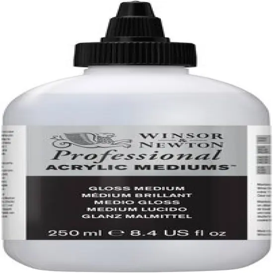 Winsor & Newton&reg; Professional Acrylic Medium, Gloss Medium {2}