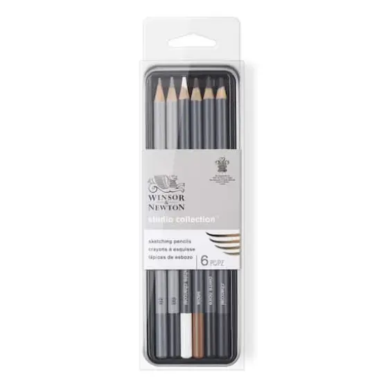 Winsor & Newton&trade; Studio Collection&trade; Sketching Pencil 6pc Tin Set {1}