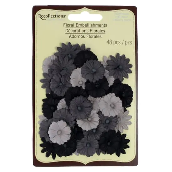 Black Button Daisy Stickers by Recollections&trade; {1}