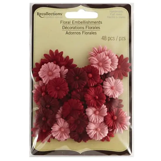 Recollections&trade; Signature Floral Embellishments Red {1}