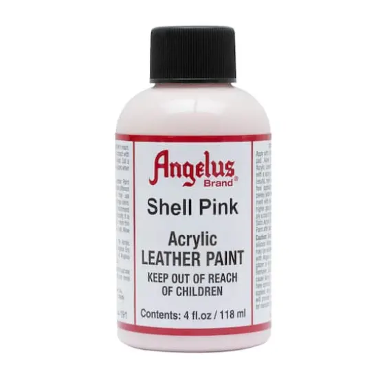 Angelus&reg; Acrylic Leather Paint, 4oz. Shell Pink {1}