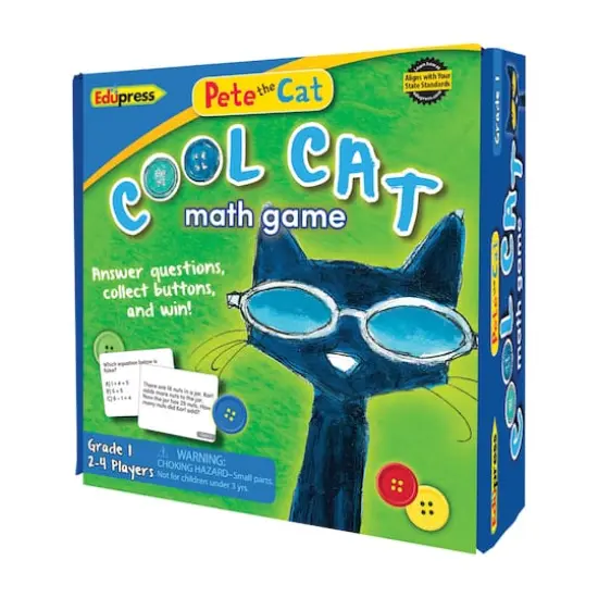 Pete the Cat Cool Cat&reg; Math Game Grade 1 {1}