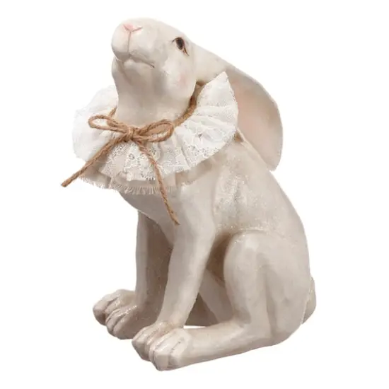 11.5" Decorative Bunny with Collar {1}