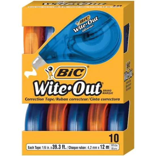 BIC&reg; Wite-Out&reg; Brand EZ Correct&reg; Correction Tape, Pack of 10 {1}