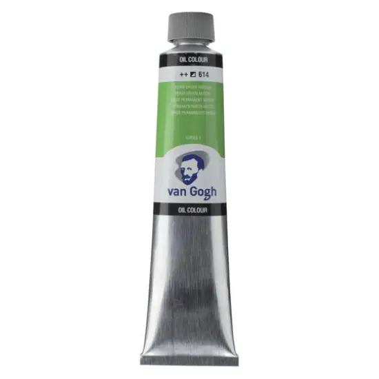 Van Gogh Oil Colour, 200mL Permanent Green Medium {1}