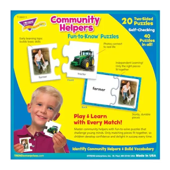 Community Helpers Fun-to-Know&reg; Puzzles {4}