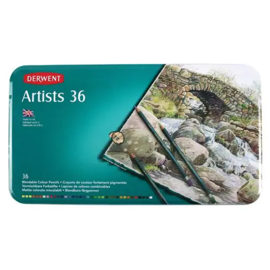 Derwent&reg; Artists Colored Pencil 36 Color Tin Set {3}
