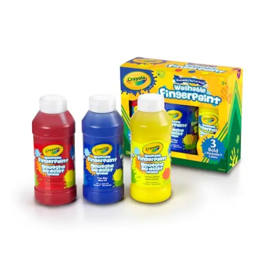 Crayola Primary Colors Washable Fingerpaints, 3ct. {4}