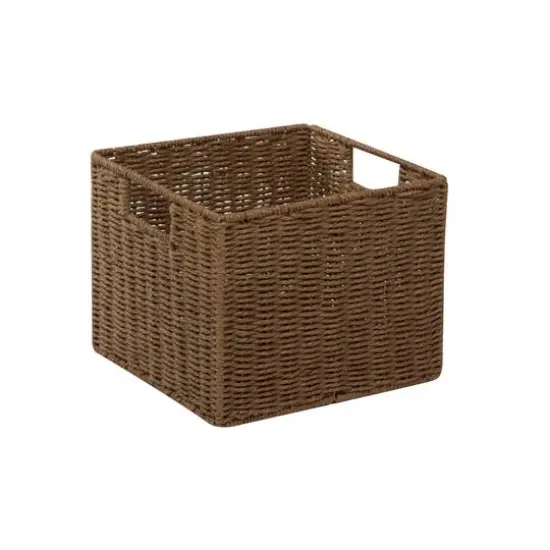 Honey Can Do Brown Parchment Cord Basket {1}