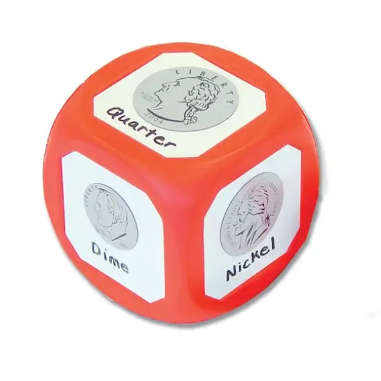 Learning Advantage&trade; Red Magnetic Dry Erase Die, 4.5" {3}