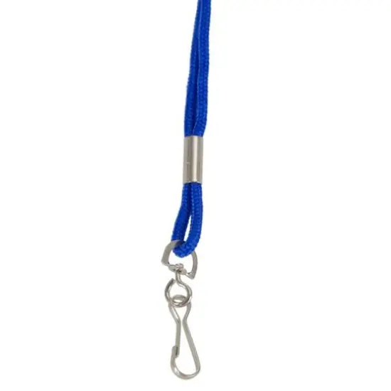 Baumgartens 38” Standard Lanyard Hook Rope Style, 24 Pack Royal Blue {4}