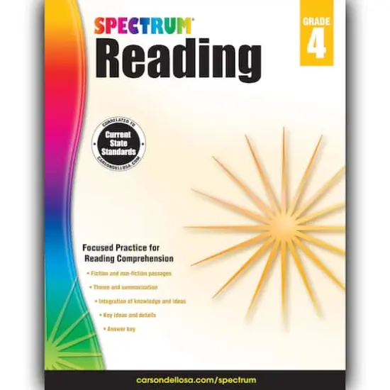 Spectrum&reg; Reading Workbook, Grade 4 {1}