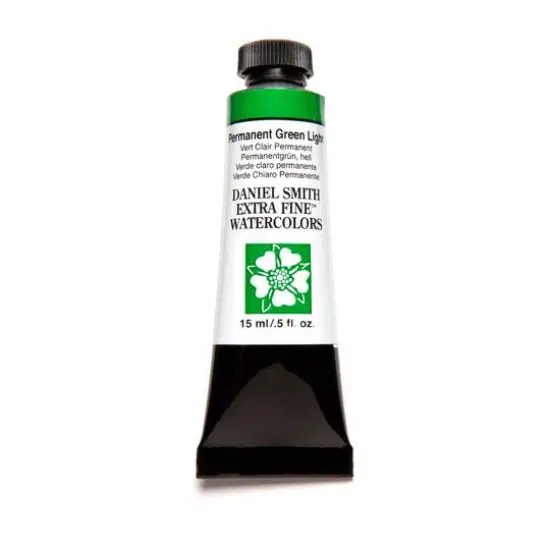Daniel Smith Extra Fine&trade; Watercolor Paint, 15mL Permanent Green Light {1}