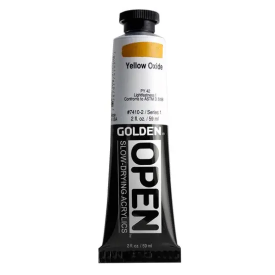 Golden&reg; OPEN&trade; Slow-Drying Acrylics, 2oz. Yellow Oxide {1}