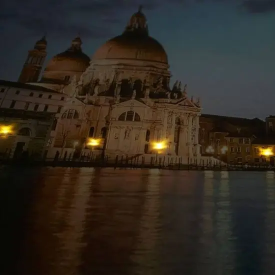 LED Lighted Venice City Italy Sunset Wall Art {4}