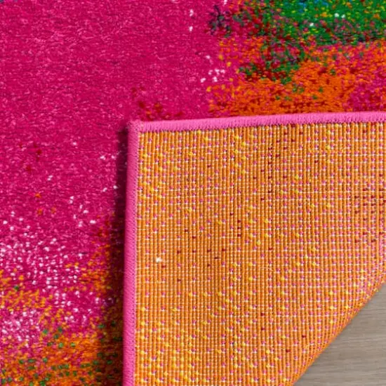 Water Color Splash Rug {5}